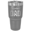 Baseball Dad2 30 oz Tumbler | Dark Gray