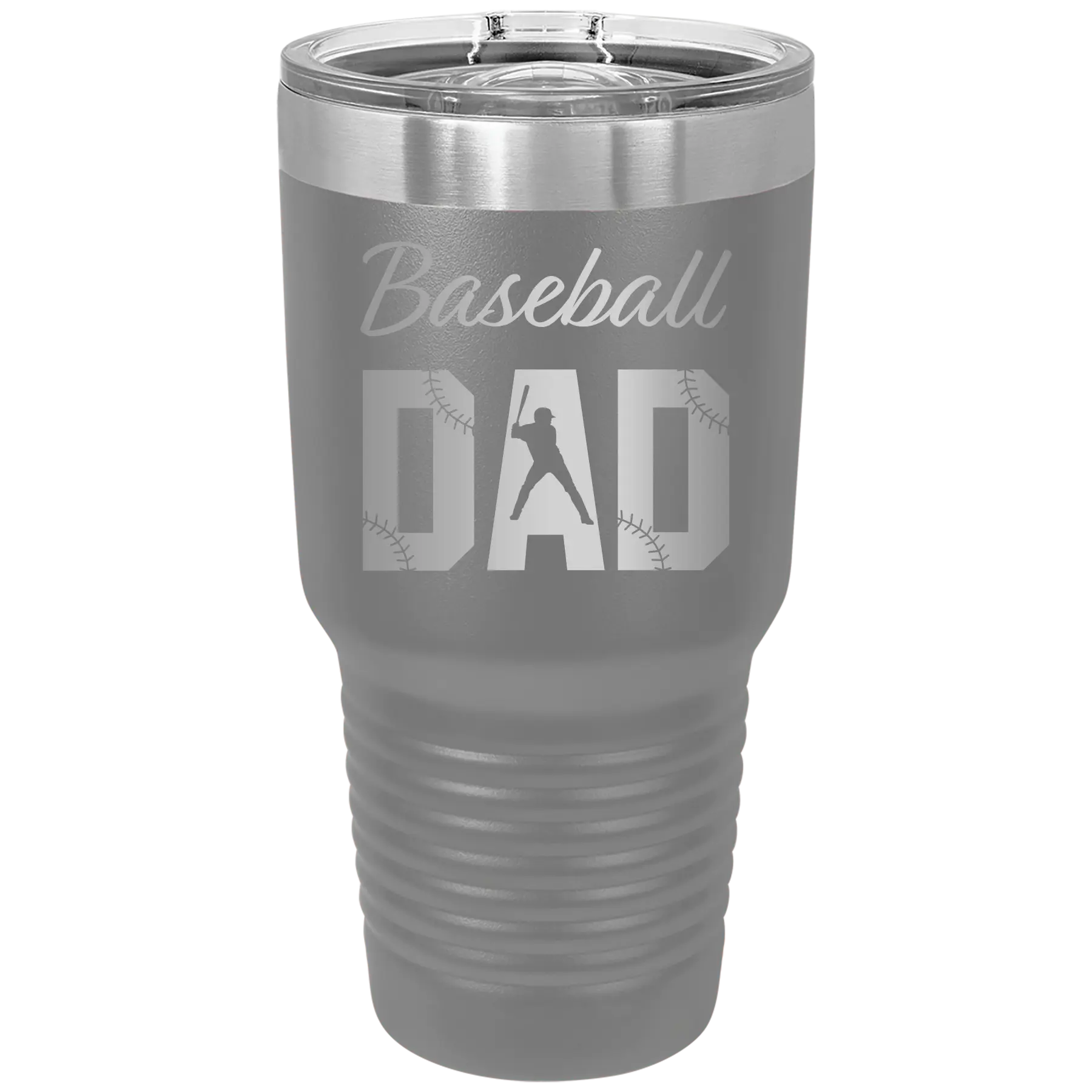 Baseball Dad2 30 oz Tumbler | Dark Gray
