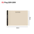 Electric Warming Tray Food Warmer Plate Foldable Portable Smart Food Fast Heating Mat Electric Warming Tray with 3 Tem Setting