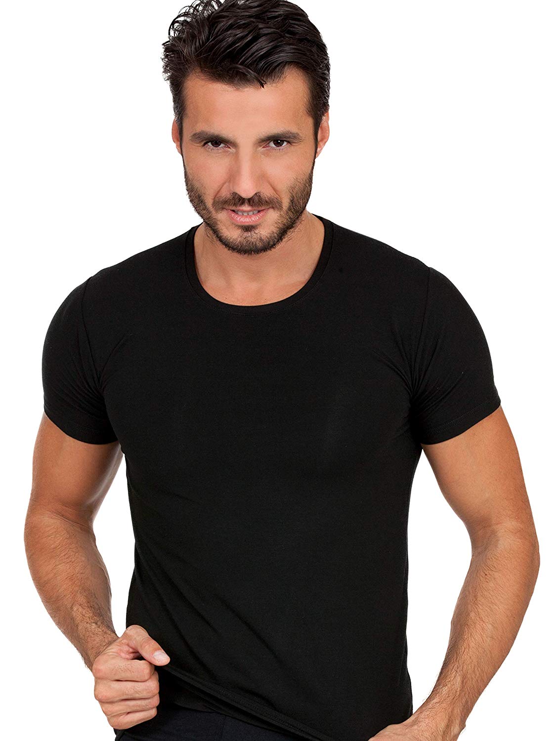 EGI Luxury Modal Men's Crew Neck T-Shirt. Proudly Made in Italy (1186)