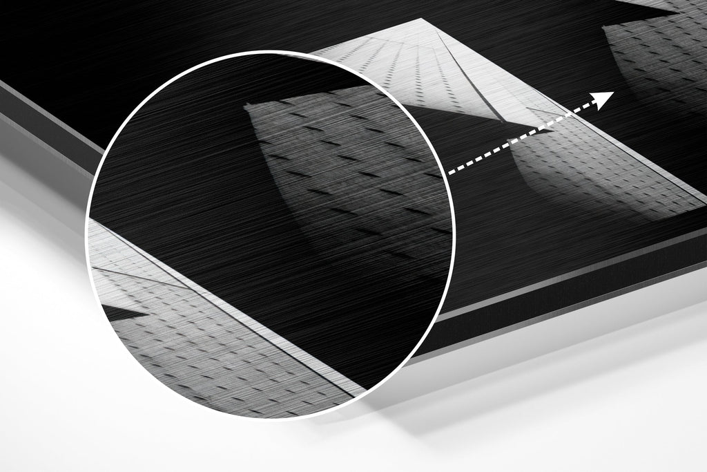 Buildings Brushed Aluminium Dibond Wall Art