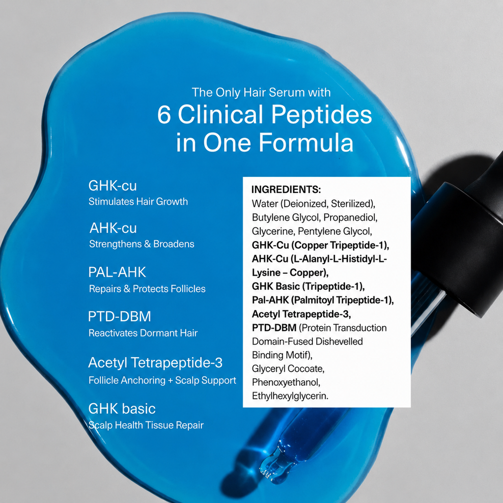 peptide hair+scalp serum x 3