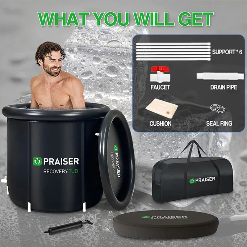 Portable Cold Plunge Ice Bathtub