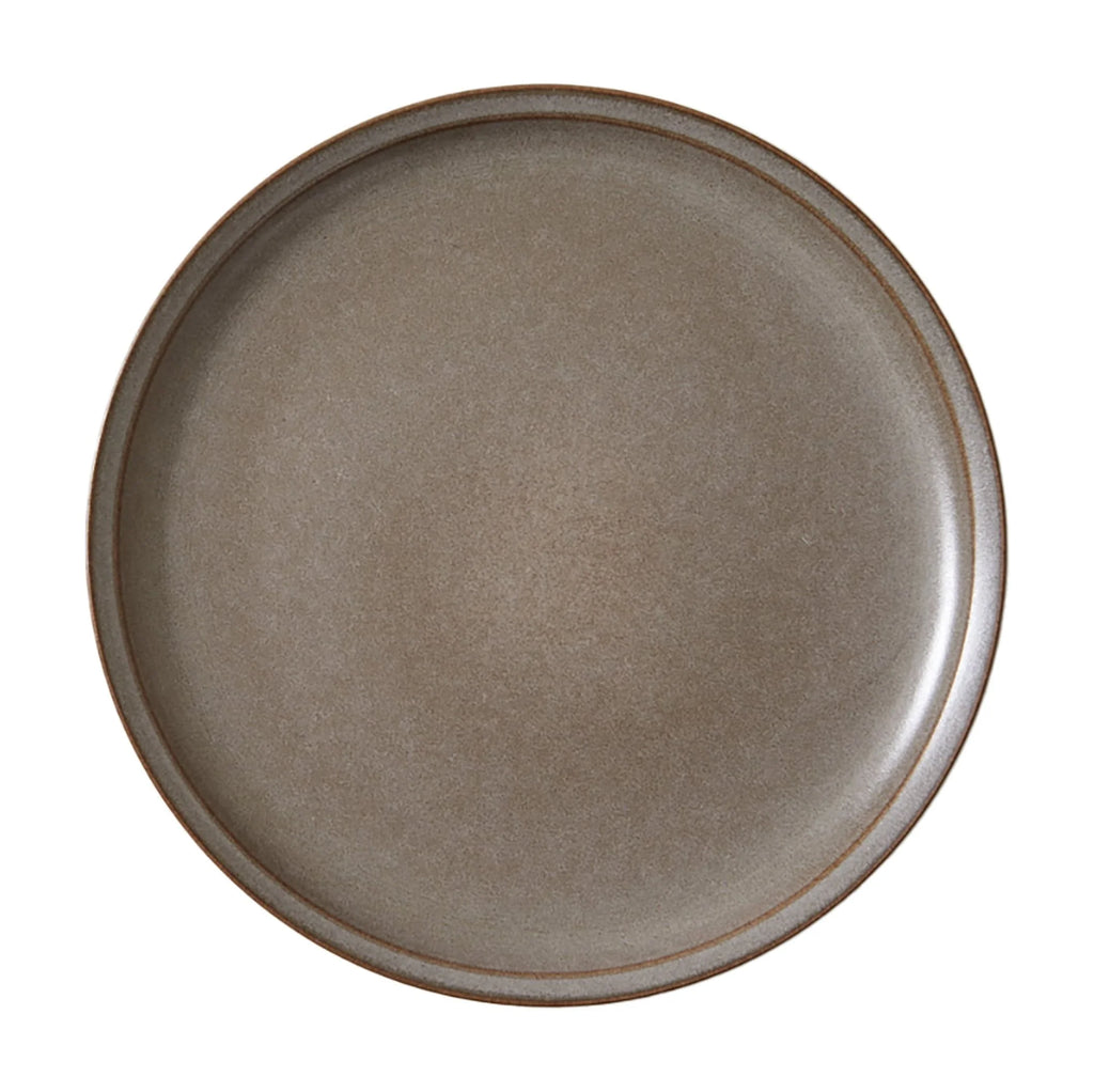 Better Homes and Gardens Banks Brown 12-Piece Stoneware Plates & Bowls Dinnerware Set