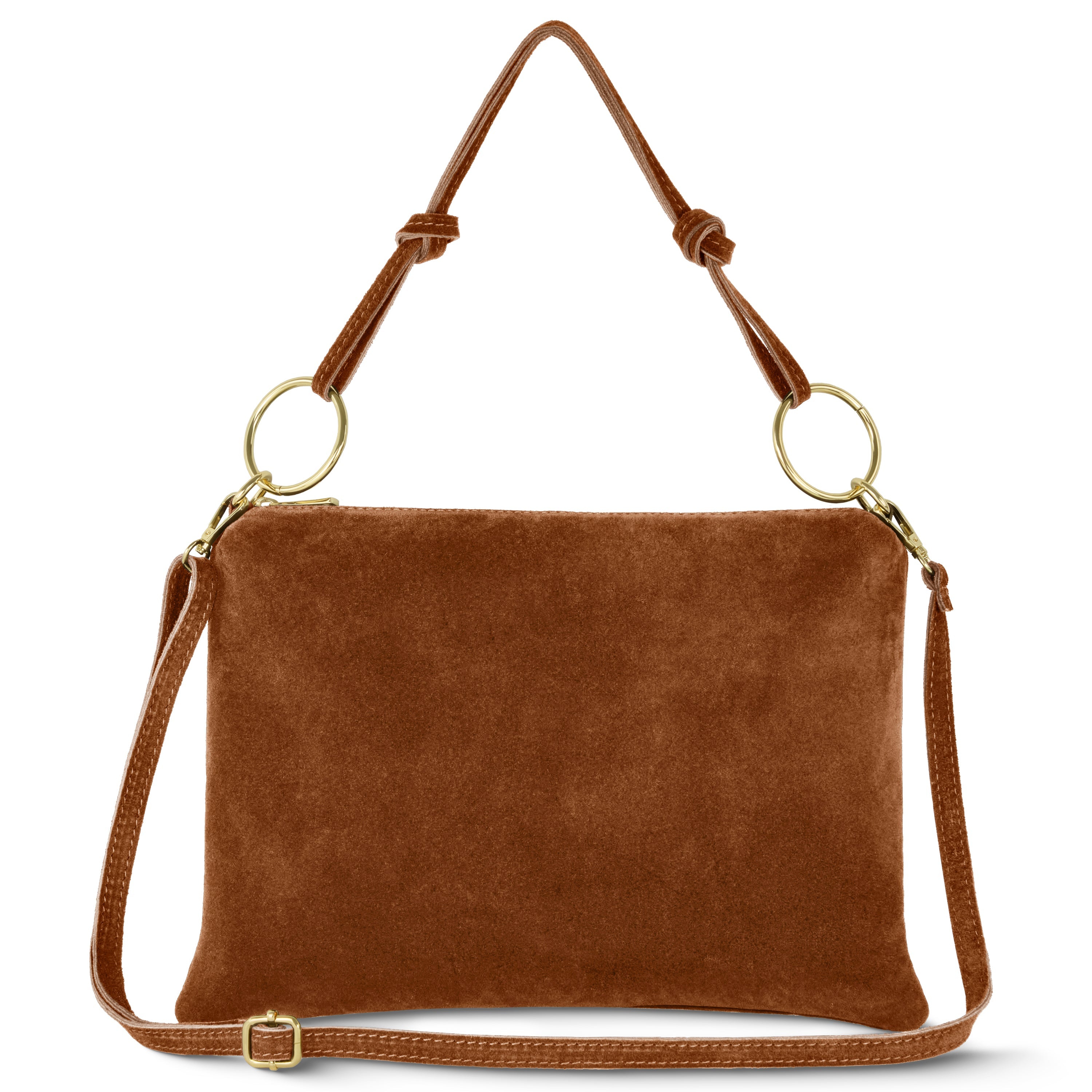 Italian Genuine Suede Shoulder Bag | Modena