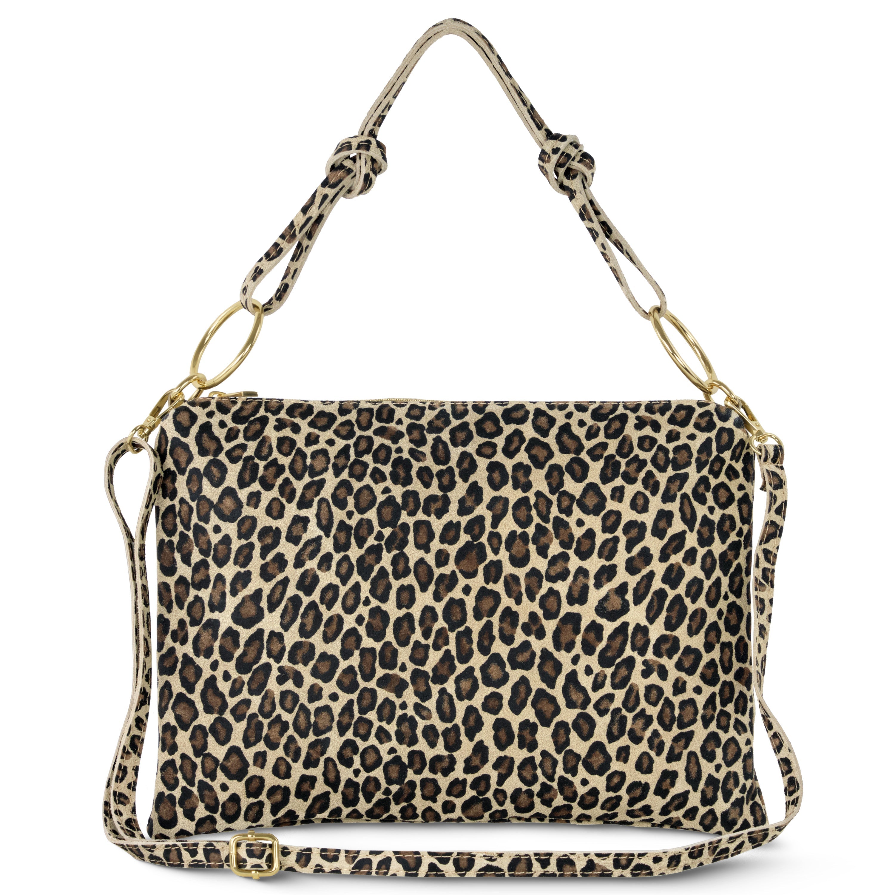 Italian Genuine Suede Shoulder Bag | Modena